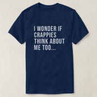 Funny Crappie Vist Shirt voor mannen en vrouwen