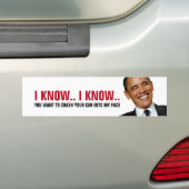 Funny - Crash in Obama Bumpersticker (Op auto)