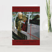 FUNNY CRASH TEST DUMMY PHOTO BIRTHDAY KAART (Voorkant)