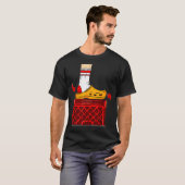 Funny Crate Challenge Shoe Diagram Slim  T-shirt (Voorkant volledig)