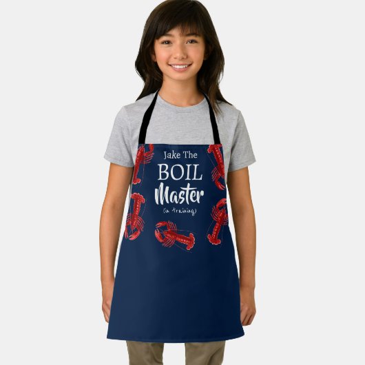 Funny Crawfish Boil Master in training Dark Blue Schort (Insitu)