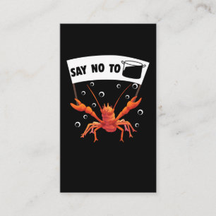 Funny Crawfish Boil Pun Crayfish Season Lobster Visitekaartje