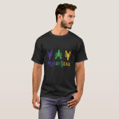 Funny Crawfish Happy Mardi Gras T-shirt (Voorkant volledig)