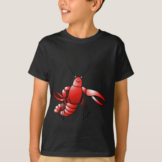 Funny Crawfish Lobster T-shirt (Voorkant)