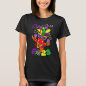 Funny Crawfish Mardi Gras 2023 New Orleans Beads C T-shirt (Voorkant)