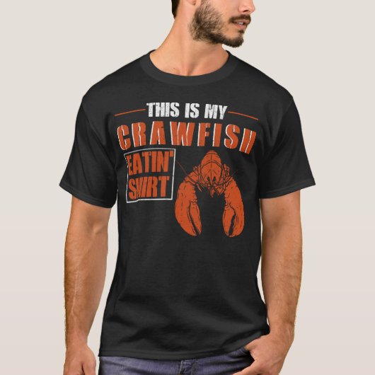 Funny Crawfish Season Boil Crawfish Eten T-shirt (Voorkant)