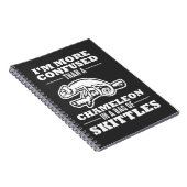 Funny Crawler Pun Chameleon Reptile Lizard Notitieboek (Rechterzijde)