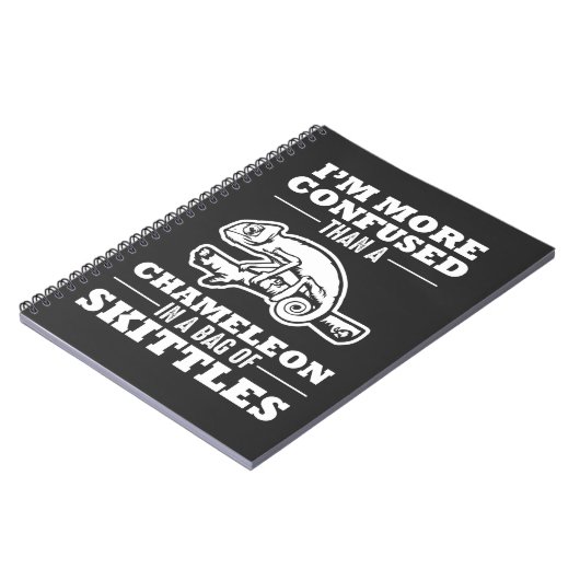 Funny Crawler Pun Chameleon Reptile Lizard Notitieboek (Linkerzijde)