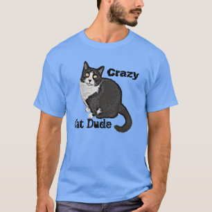 Funny Crazy Cat Guy Shirt