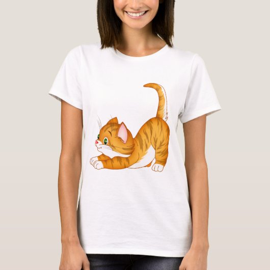 Funny Crazy Cat Lady T-Shirt (Voorkant)