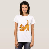 Funny Crazy Cat Lady T-Shirt (Voorkant volledig)