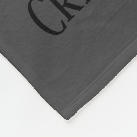 Funny Crazy Chicken Lady Word Art  Fleece Deken (Hoek)