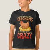 Funny Crazy Chicken Lover Gift Hen Humor T-shirt (Voorkant)