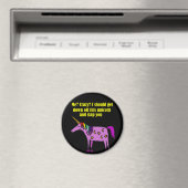 Funny Crazy Eenhoorn Cartoon Magneet (Insitu (Vaatwasser))