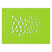 Funny Crazy en Curious Green Eyed Monster Tafelkleed (Voorkant (Horizontaal))