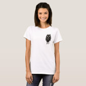Funny Crazy Owl T-shirt (Voorkant volledig)