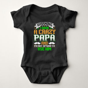 Funny Crazy Papa Romper
