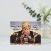 Funny Crazy People Family Reunion Briefkaart (Staand voorkant)