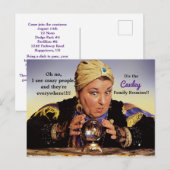 Funny Crazy People Family Reunion Briefkaart (Voorkant / Achterkant)