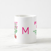 Funny CRAZY PLANT LADY Koffiemok (Center)