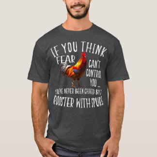Funny Crazy Rooster Chicken Farm T-shirt
