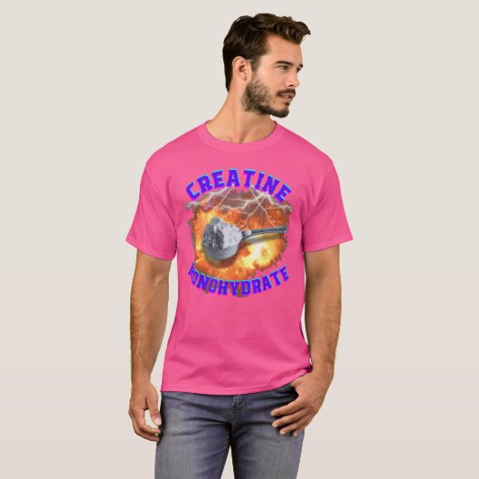 Funny Creatine T-shirt (Voorkant volledig)