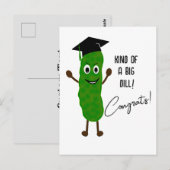 Funny Creative Afstuderen Pun Dill Afstuderen kaar Briefkaart (Voorkant / Achterkant)