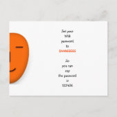 Funny Creative Wifi Password Idea Quote Joke Humor Briefkaart (Voorkant)