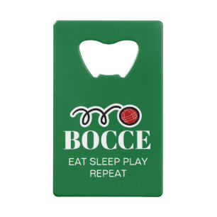 Funny credit card fles opener voor bocci speler creditkaart flessenopener