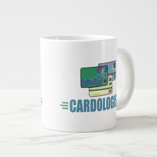Funny Credit Card Grote Koffiekop (Voorkant rechts)