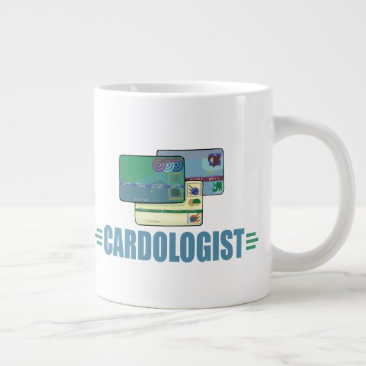 Funny Credit Card Grote Koffiekop (Rechts)