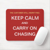 Funny Credit Control Gift Idee Keep Calm Quote Muismat (Met muis)