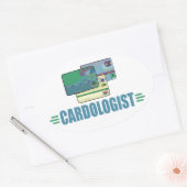 Funny Credit Kaart Ovale Sticker (Envelop)