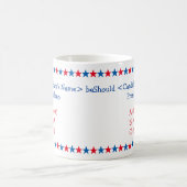 Funny Creëer zou ___ President moeten zijn Koffiemok (Center)