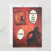 FUNNY CREEPE NEW HOME DOOR Jetpackcorps Kaart (Voorkant)