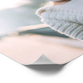 Funny Creepy Bunny Mask Happy Easter Poster (Hoek)