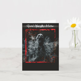 Funny Creepy Halloween Greetings Kaart
