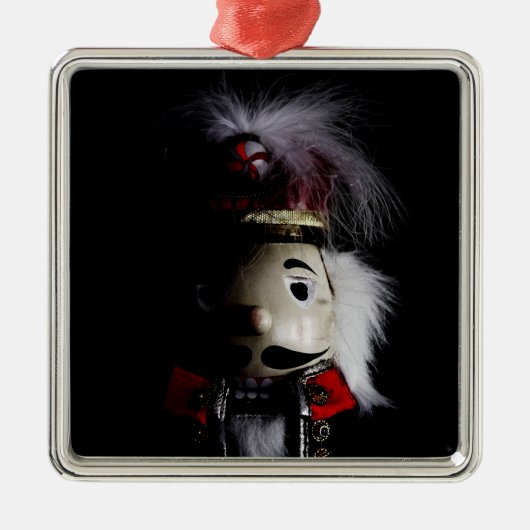 Funny Creepy Nutkraker Metalen Ornament (Voorkant)