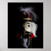 Funny Creepy Nutkraker Portrait Poster (Voorkant)