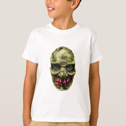 Funny crepy mask print t-shirt (Voorkant)