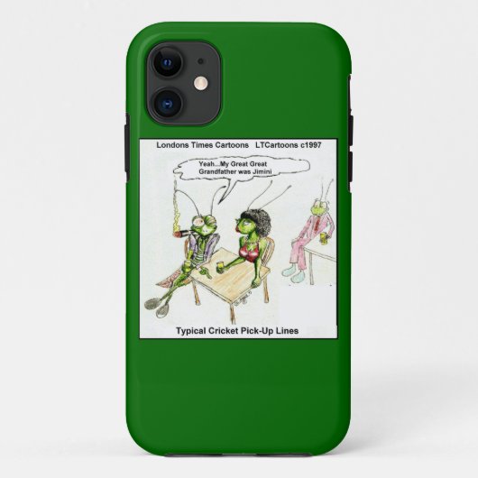 Funny Cricket Pick-up Lines iPhone 5 Hoesje (Achterkant)