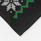 Funny Cricket Player Driving Home For Christmas Sw Fleece Deken (Hoek)