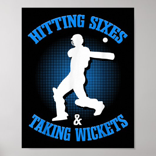 Funny Cricket Poster (Voorkant)