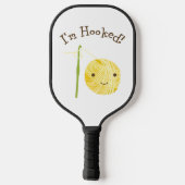 Funny Crochet.. ik ben opgesloten Pickleball Paddle (Achterkant)