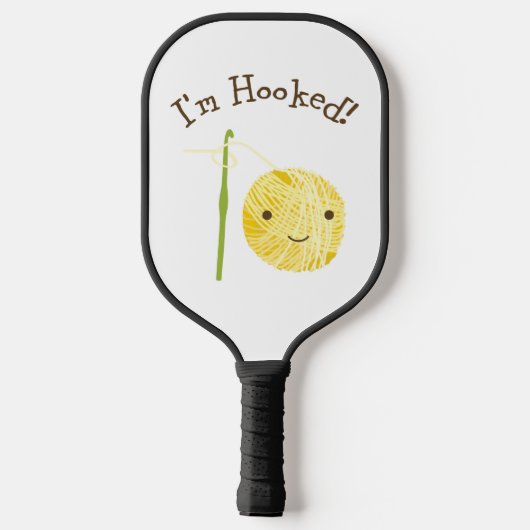 Funny Crochet.. ik ben opgesloten Pickleball Paddle (Achterkant)