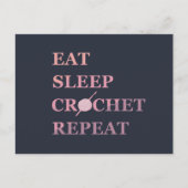 Funny crochet quote feestdagenkaart (Voorkant)