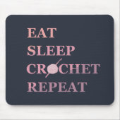 Funny crochet quote muismat (Voorkant)