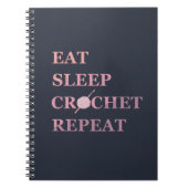 Funny crochet quote notitieboek (Voorkant)