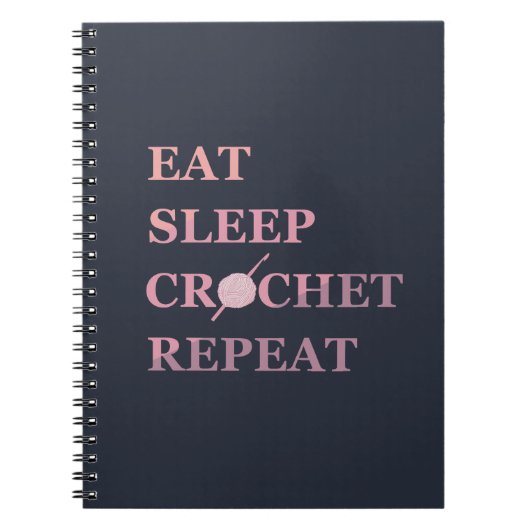 Funny crochet quote notitieboek (Voorkant)