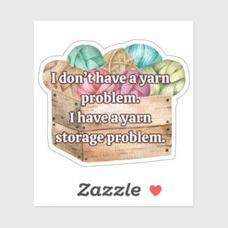 Funny Crochet Sticker